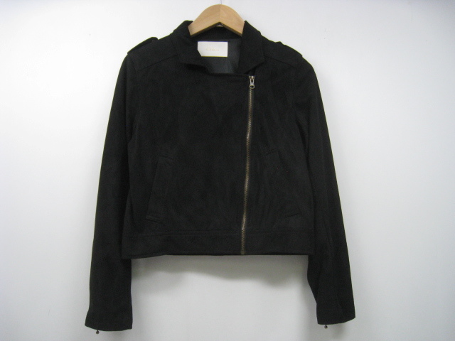 Chico チコ ライダース ジャケット 黒 ブラック サイズF拍卖