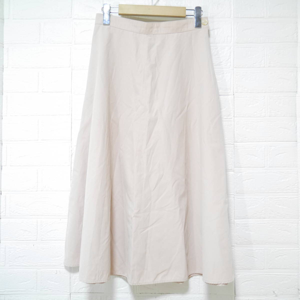 A648 ◇ COMME CA ISM | コムサイズム ロングスカート 薄ピンク 中古 サイズ9拍卖