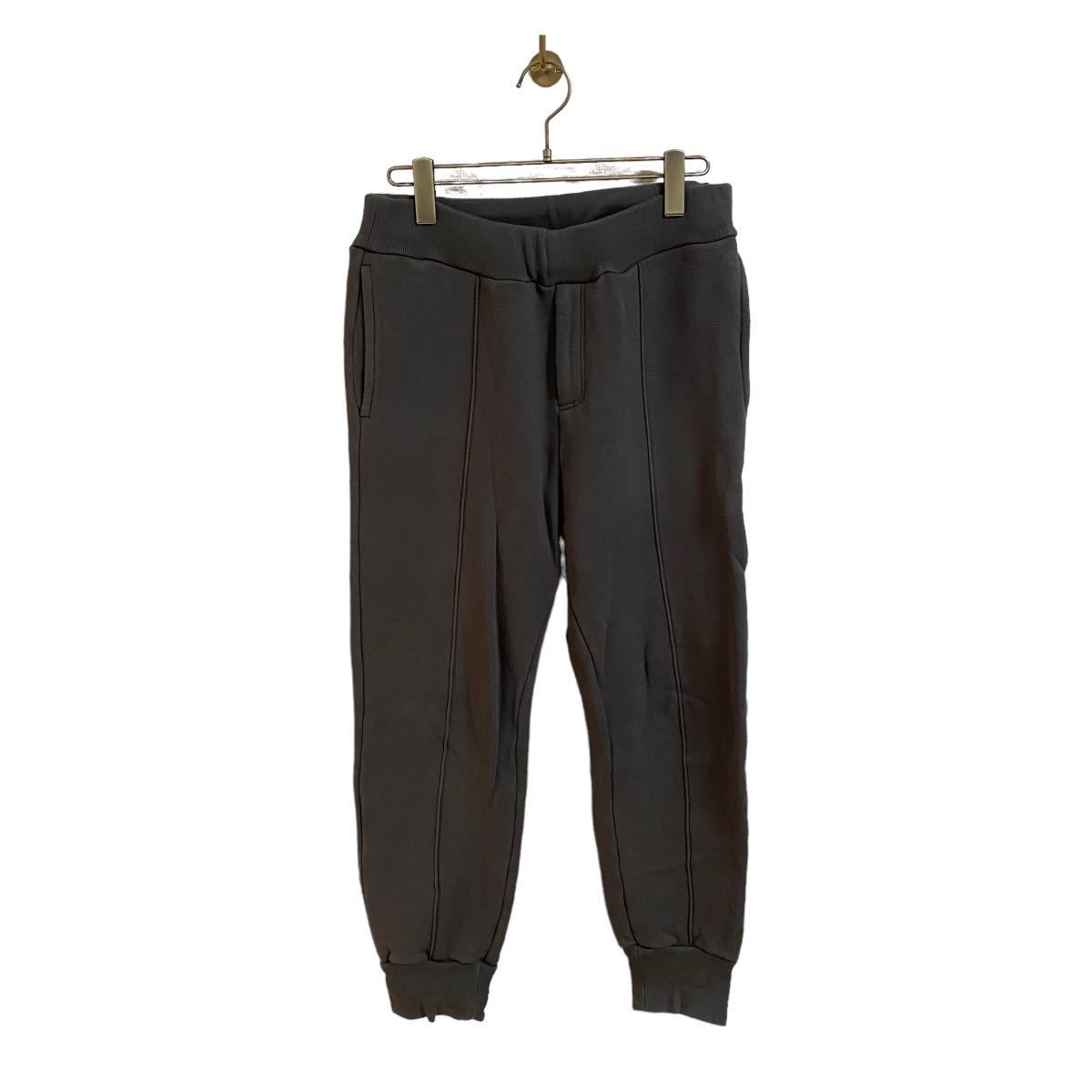 【UC2A4502 定価3.3万 希少 2021AW UNDERCOVER アンダーカバー タック スウェットパンツ ジャージ リブ ボトムス グレー メンズ1 タック】拍卖