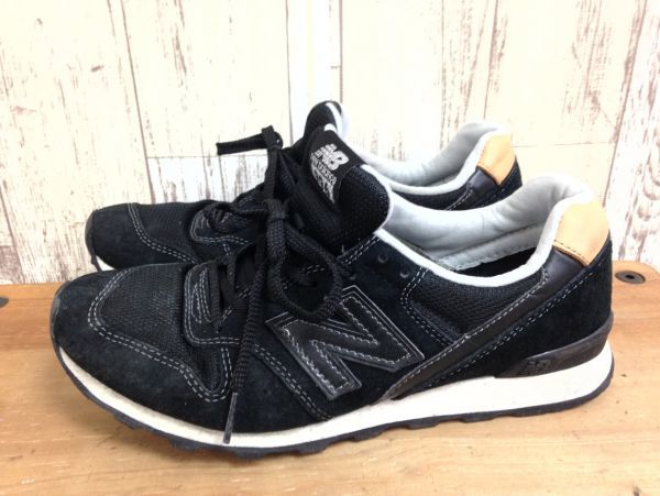 激レア・new balance/ニューバランス WR996GD スニーカー 黒 25センチ 売切り スリムなフォルム拍卖