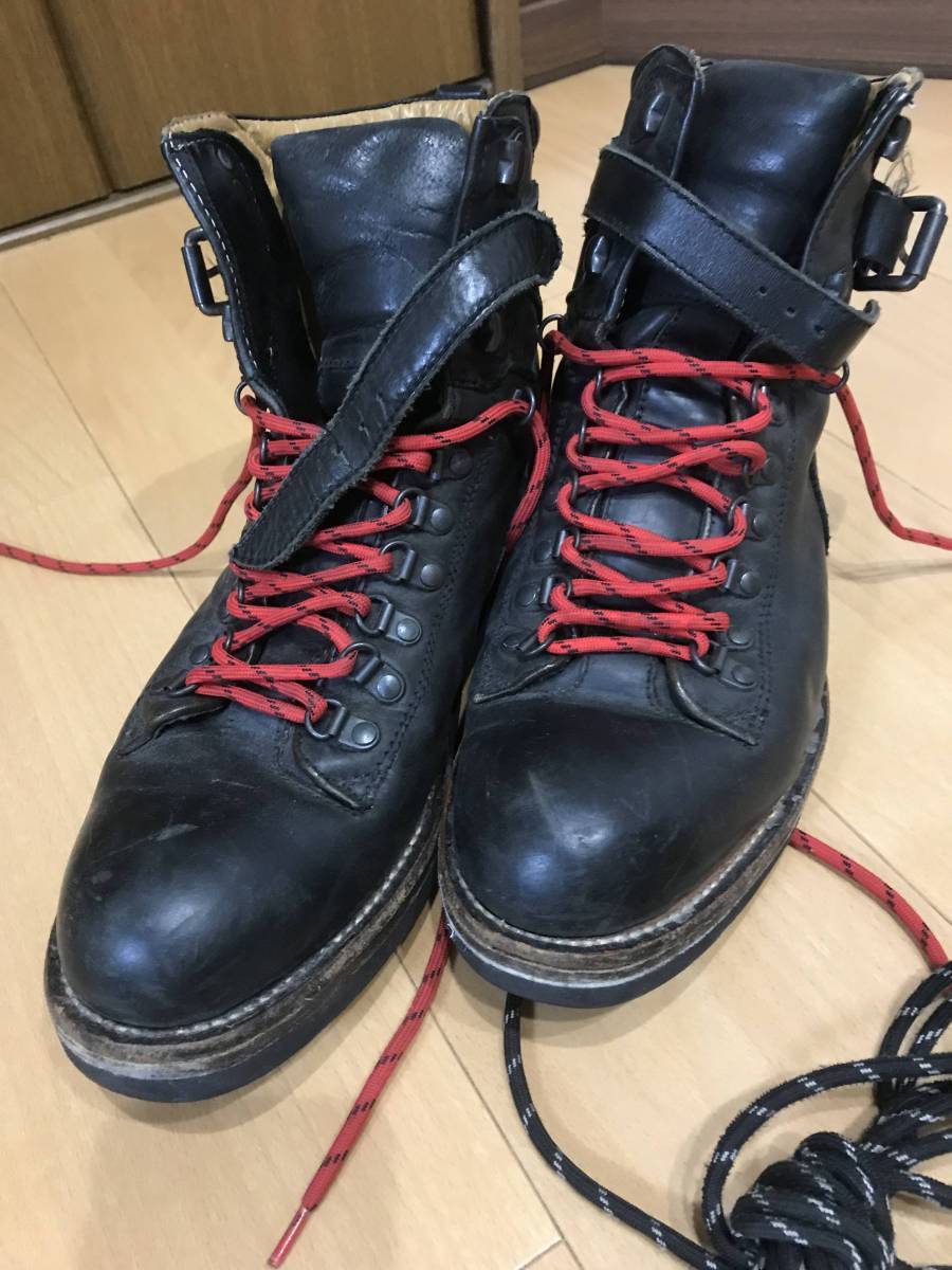 激レア・alfredoBANNISTER アルフレッドバニスター ベルト付き 41 サイズ ブーツ ブラック拍卖