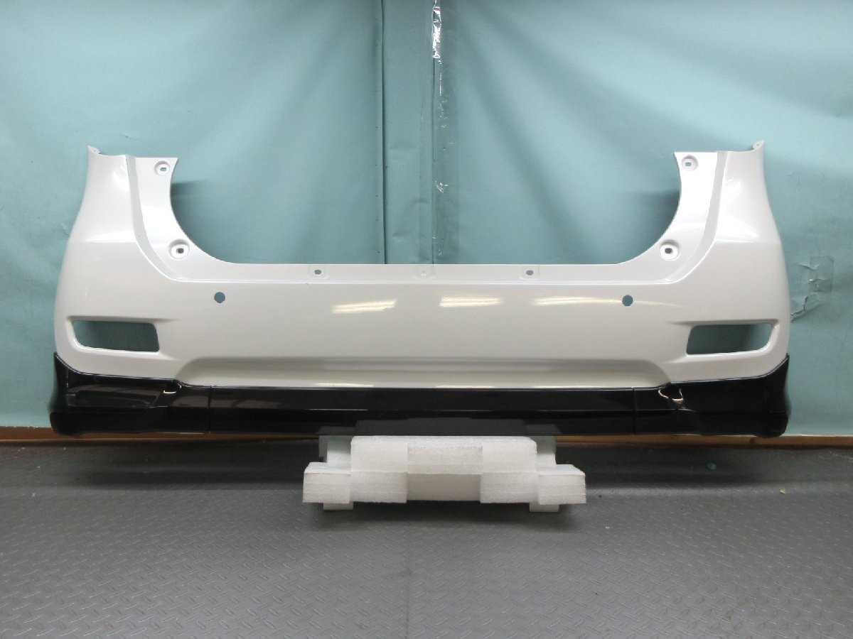 ◆ LA250S LA260S キャスト CAST 前期 純正 リアバンパー アンダースポイラー付き 52159-B2A20 パールホワイトⅢ拍卖