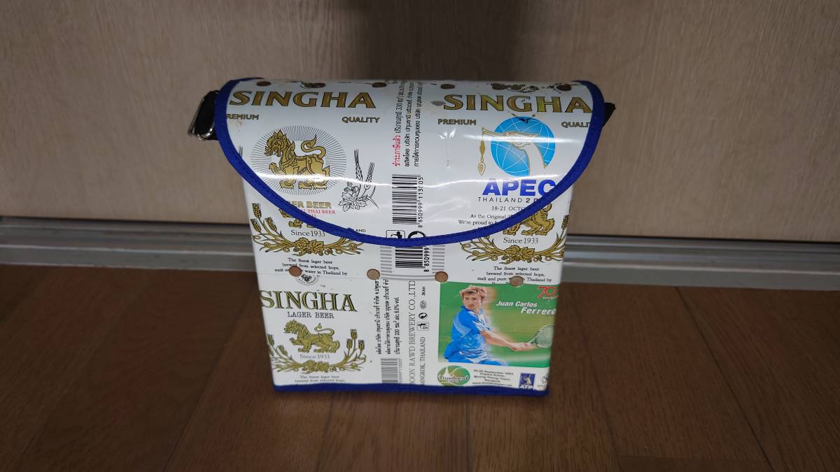 【レア品/未使用】シンハーのバック 空き缶のバック タイビール 小物入れ拍卖