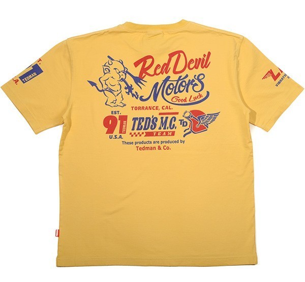 テッドマン/Tシャツ/カスタード/XL/TDSS-558/エフ商会/カミナリモータース拍卖