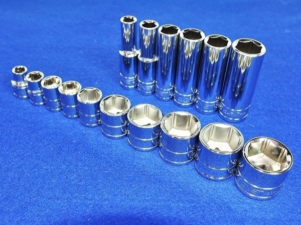 ◆SIGNET シグネット 9.5sq ソケット ディープ セット 16個★ディープソケット拍卖