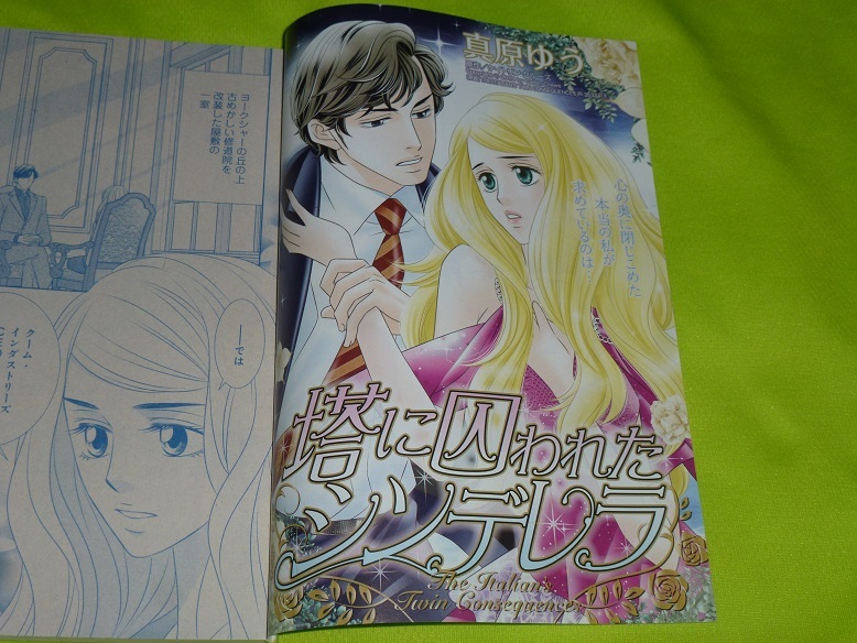 ★塔に囚われたシンデレラ★真原ゆう★ハーレクイン2022Vol.6切抜★送料112円拍卖