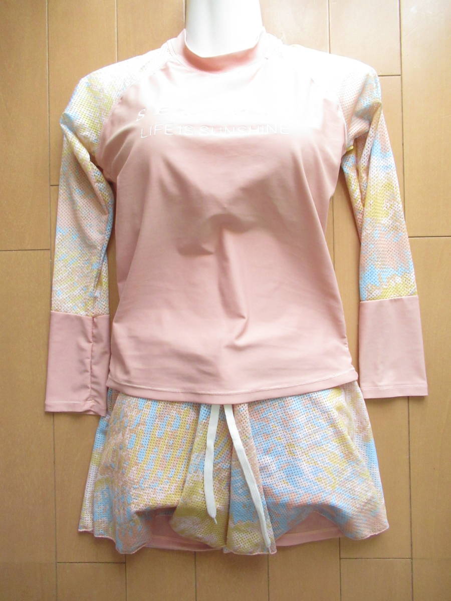 ★美品★ SEASWIM 水着 スイムウェア セパレート レディース Lサイズ 2点セット SW8351拍卖