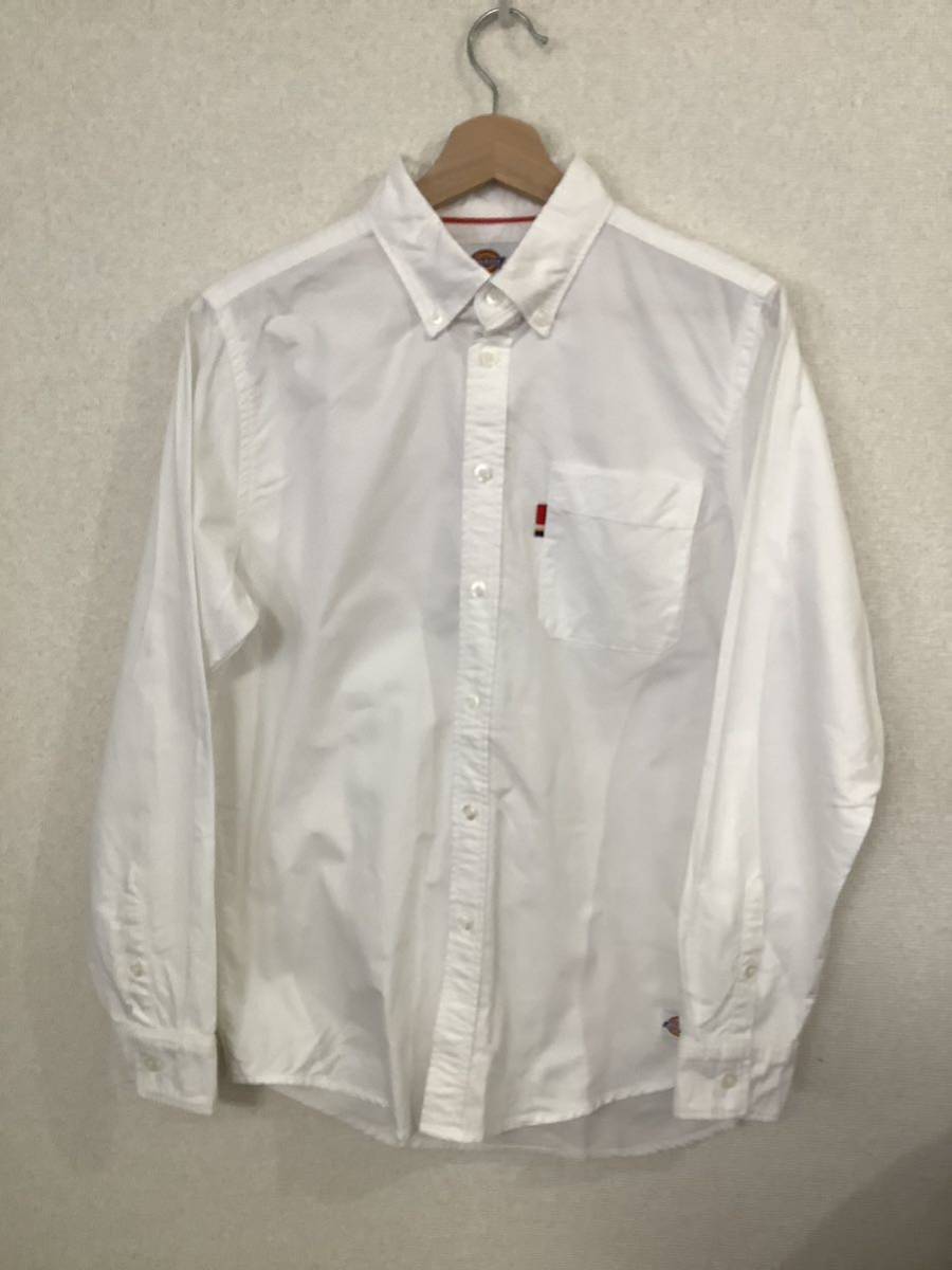 DICKIES ディッキーズ ボタンダウンシャツ ワークシャツ アメカジ ストリート ホワイト メンズ 古着 コットン拍卖
