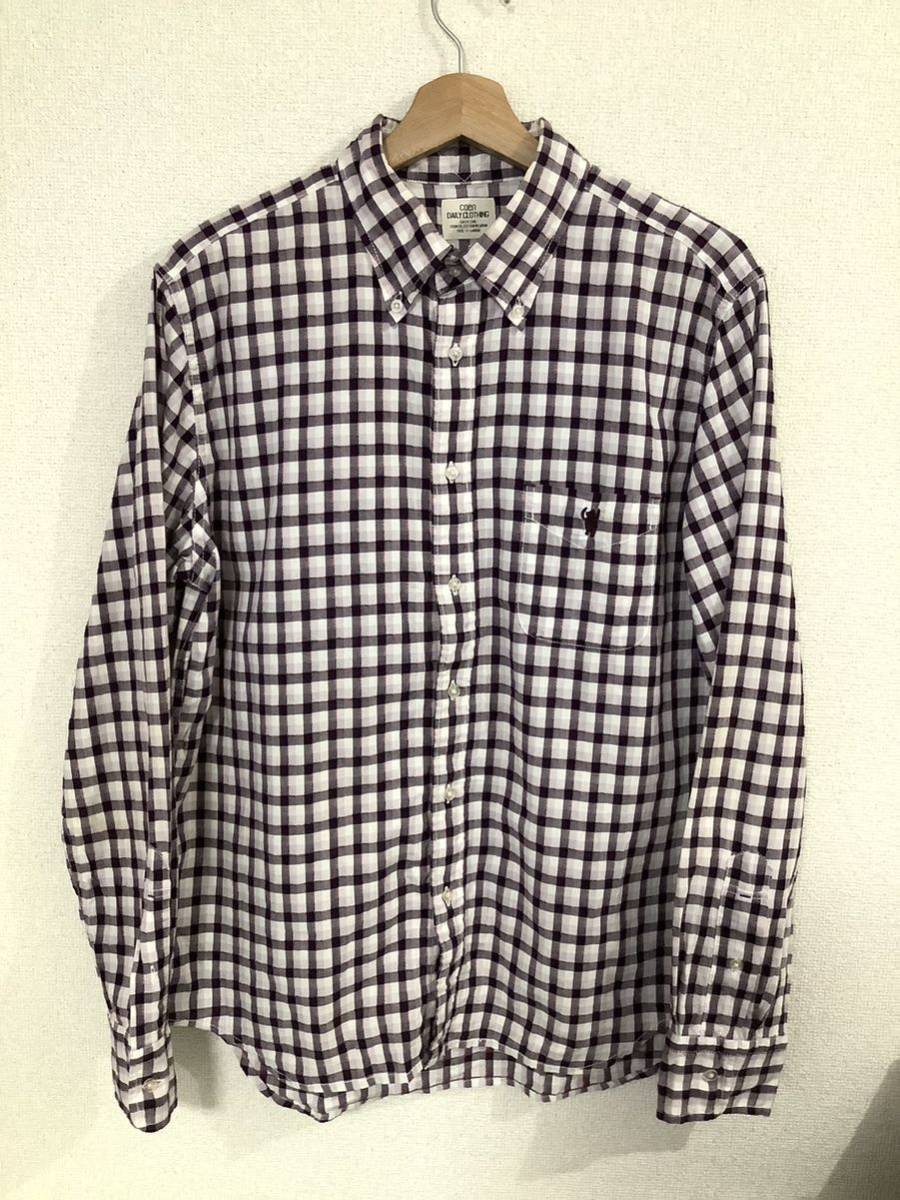 COEN コーエン チェック柄 長袖シャツ ボタンダウンシャツ アメカジ メンズ セレクト 古着 XL拍卖