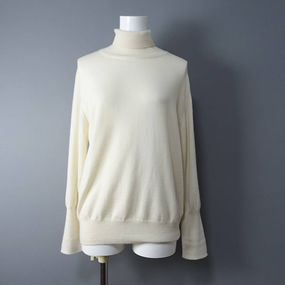 SUTOOH/ストゥー/2/日本製/ウール/カシミヤ/タートルネックセーター/オフホワイト/レディース/長袖/ニット拍卖