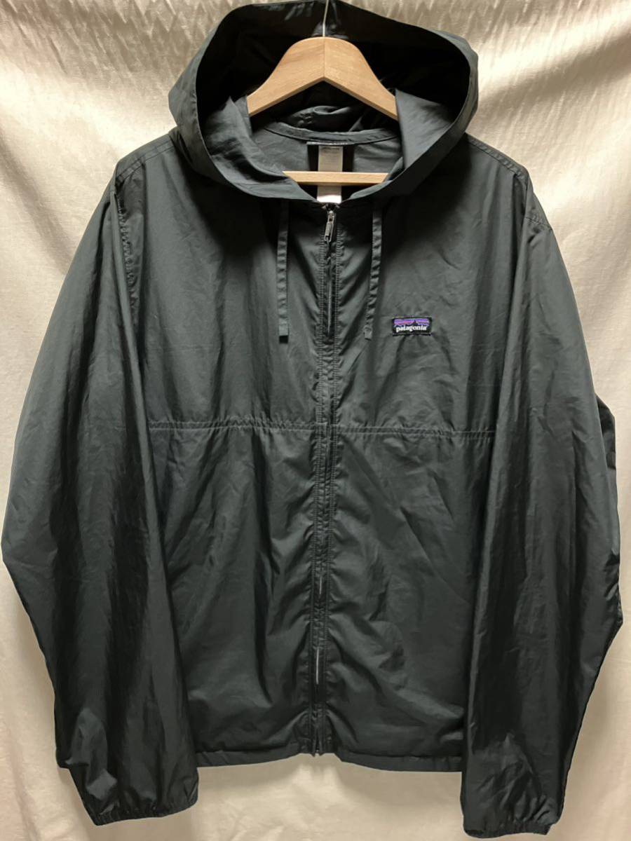 patagonia ライトアンドバリアブルフーディ L ブラック ウィンドブレーカー コーチジャケット ナイロン フーディニジャケット パーカー &拍卖