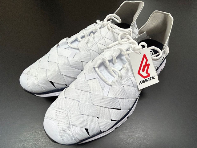 【送料無料】№8 白 27cm FANATIC ファナティック スニーカー スポーツシューズ メッシュ 通気性 軽量 編み込み拍卖