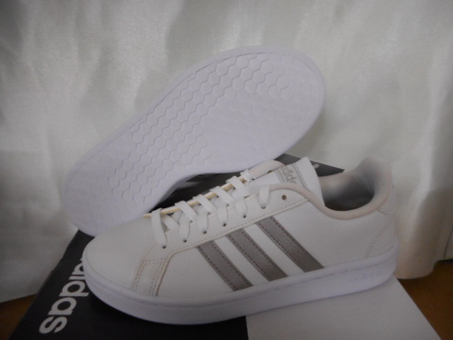 アディダス adidas GRANDCOURT LEA W F36485 23.0㎝ 拍卖