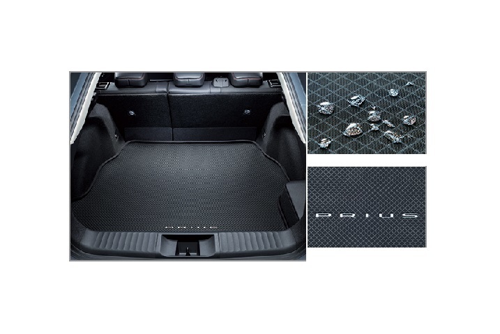 トヨタ純正 60系プリウス用 適合グレード: U / G / Z デッキボード・スペアタイヤ付車 ラゲージソフトトレイ 荷室 トランク拍卖