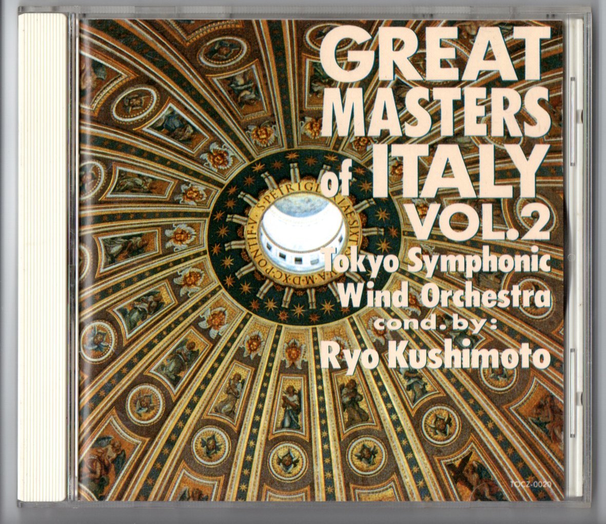 送料無料 吹奏楽CD イタリアの巨匠たち Vol.2 シバの女王ベルキス 教会のステンドグラス リュートのための古い舞曲とアリア 他拍卖