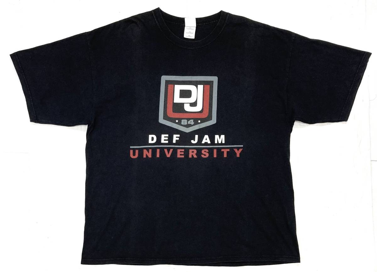 希少 90〜00s初期 DEF JAM I AM HIPHOP Tシャツ 黒 XXL ビンテージ デフジャム拍卖