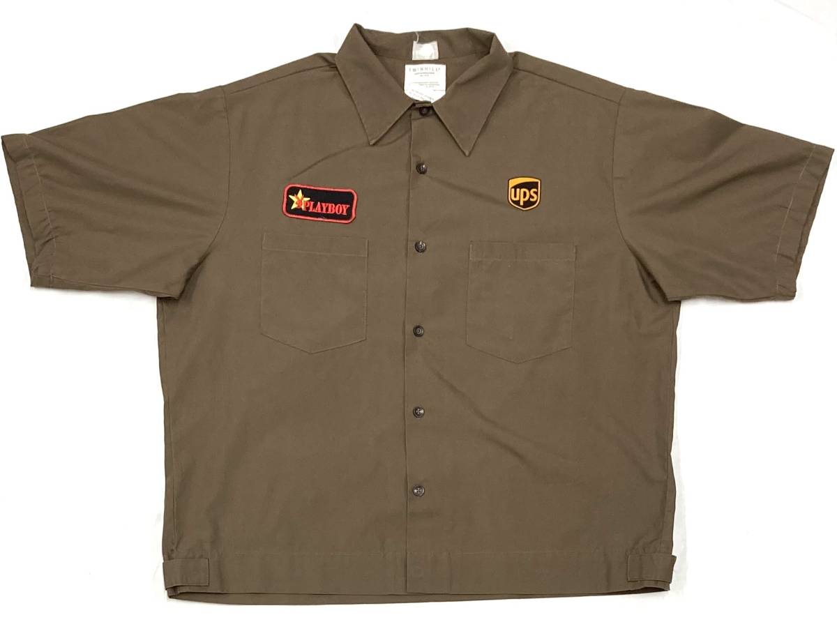UPS ワークシャツ XL 半袖シャツ ユニフォーム United Parcel Service ユナイテッドパーセルサービス 企業PLAYBOY 拍卖