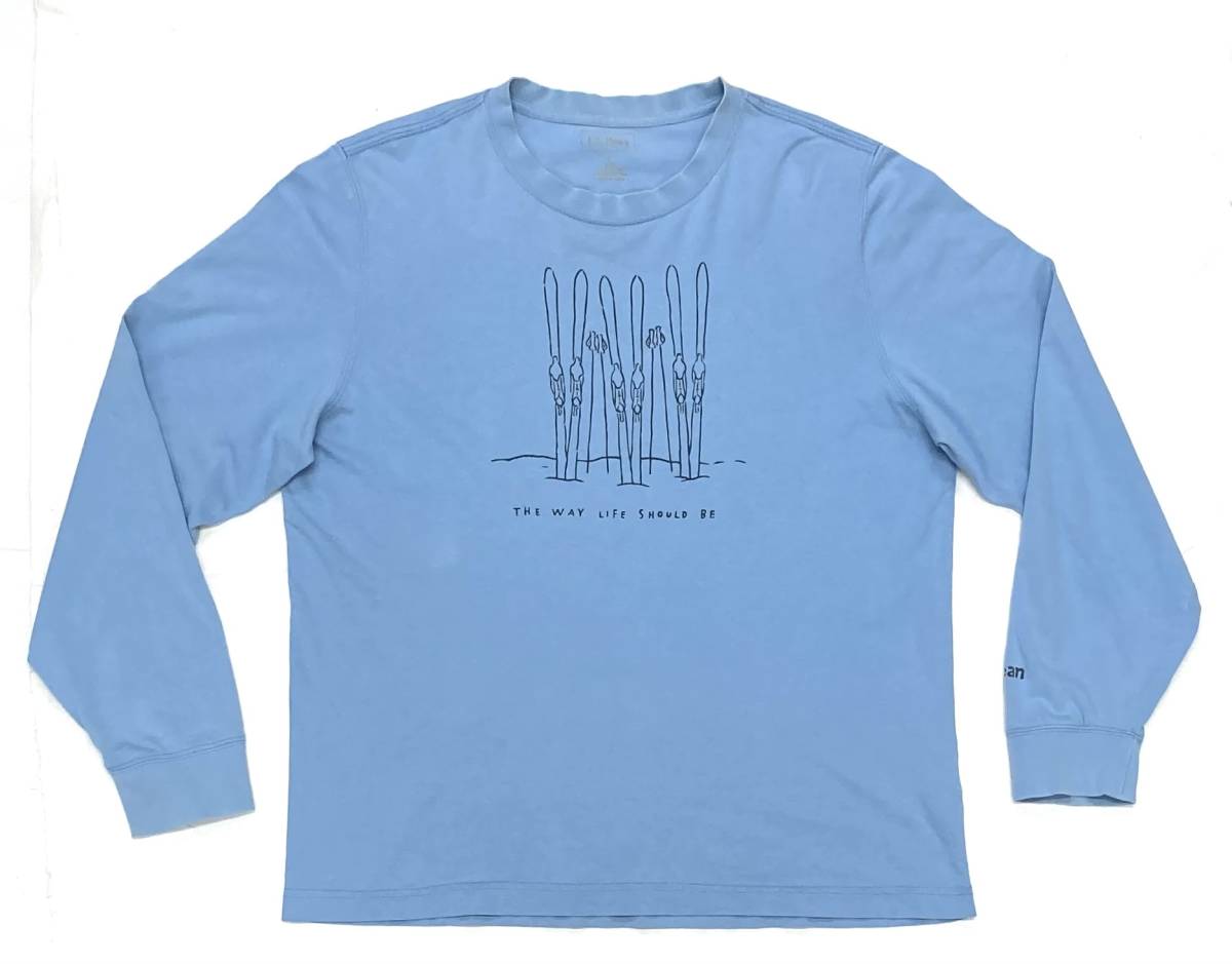 00s L.L.Bean ロンT L Tシャツ 長袖 LLビーン拍卖
