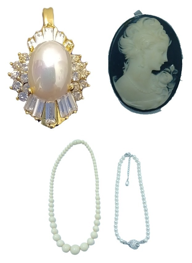 【決算セール】24鋤)4点セットペンダントトップ ネックレス アクセサリー レディース (230512)C3拍卖