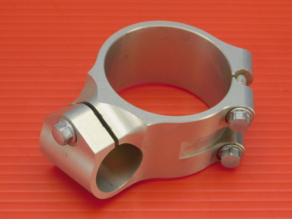 0【評価A】 セパレート ハンドル バー クランプ セパハン 片側 Φ22mm Φ52 シルバー拍卖