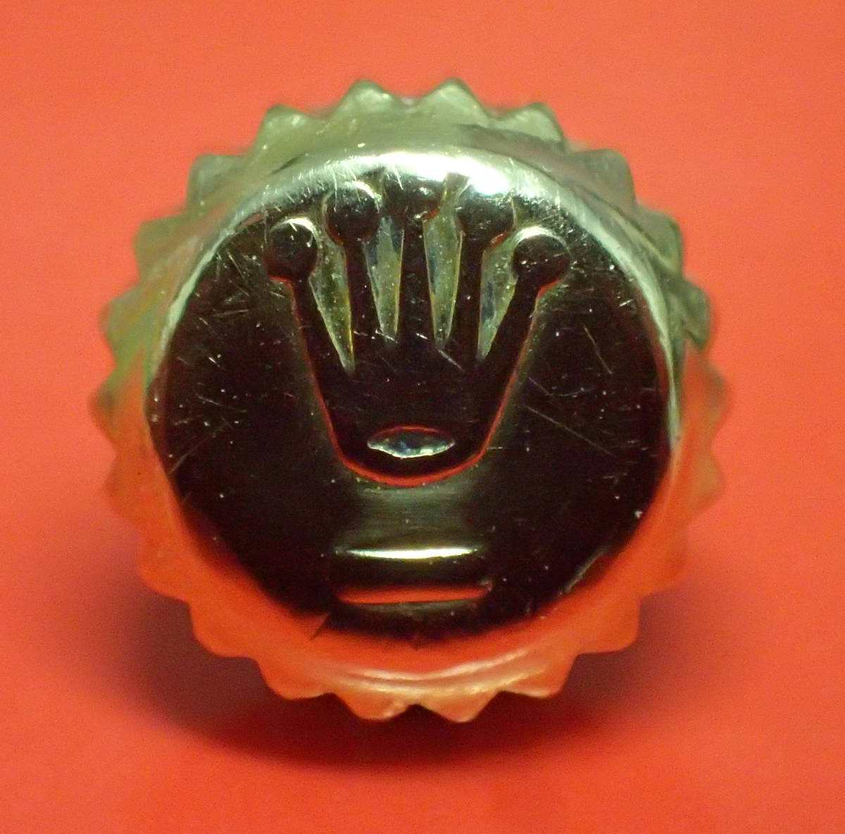 ROLEX ロレックス 純正 600-8 金 リューズ 竜頭 6mm デイトジャスト デイト 1600 1601 1625/3 1803 16013 16018 16253 16258 18038【13】拍卖