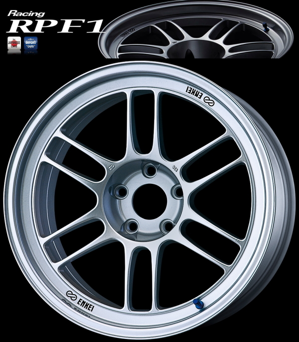 納期注意 業販品 直送品 ENKEI Racing RPF1 18インチ 9.5J+45 5-114.3 73φ S(シルバー) ホイール 4本 (個人宅)個人名での注文不可拍卖