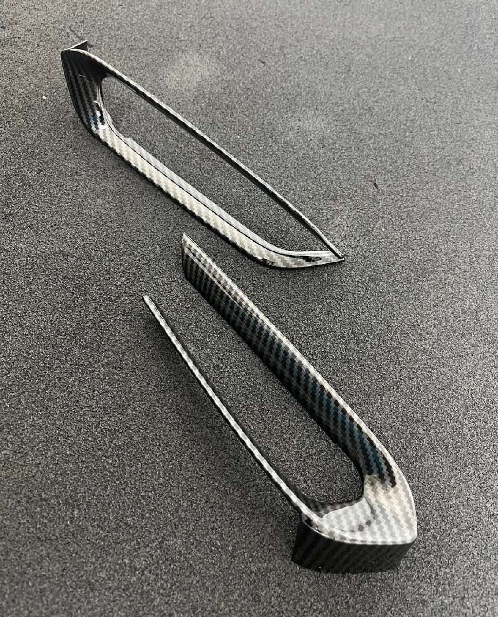 スポーティ全開♪ カーボン ルック サイド エアコンダクト パネル カバー ハリアー 80系 AXUH80 AXUH85 S G Z レザーパッケージ拍卖