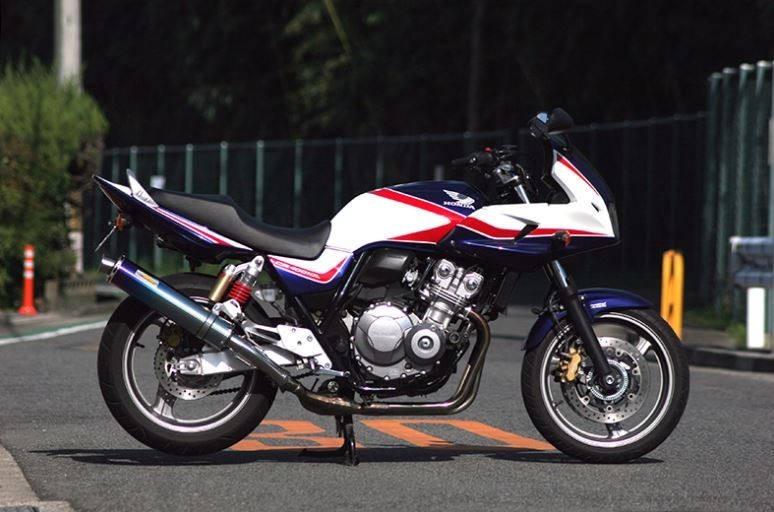リアライズ マフラー チタン カールエンド 08~CB400SF拍卖