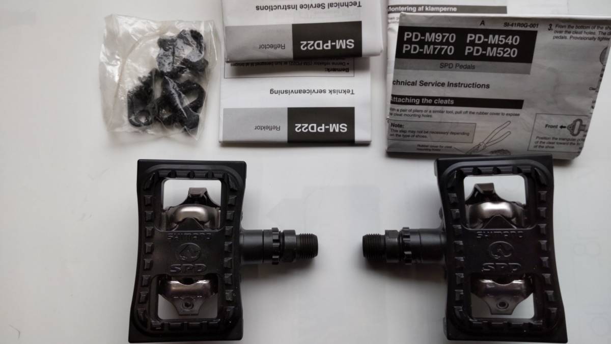 PD-M520 SM-PD22 シマノ ビンディングペダル SHIMANO スポーツペダル拍卖