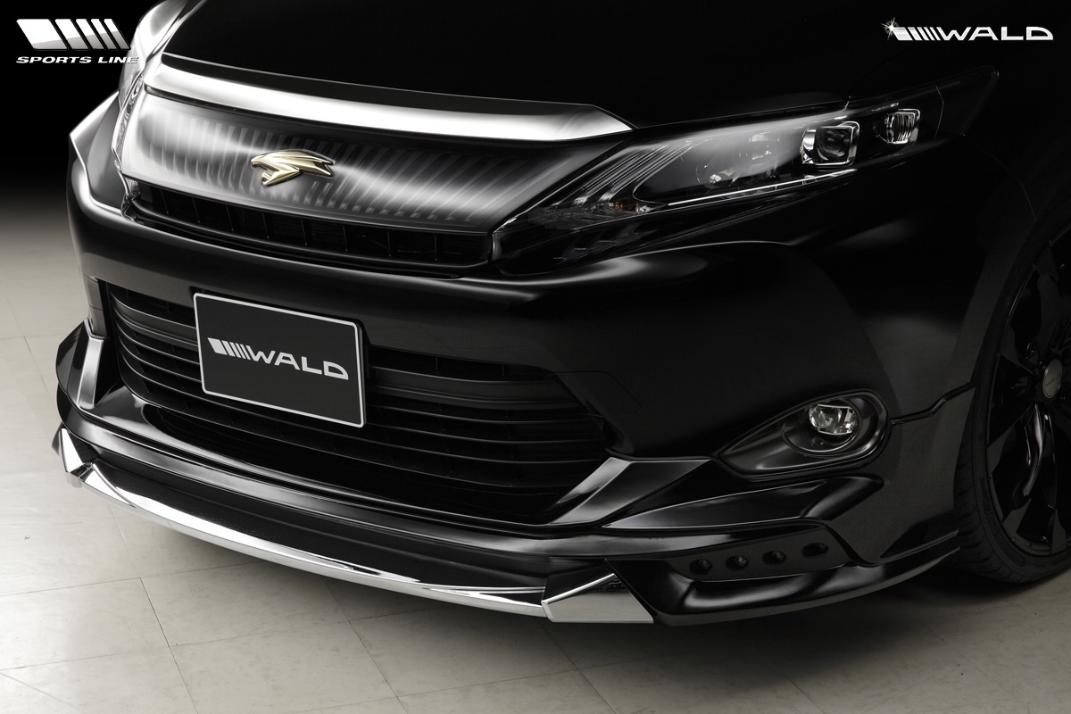 【WALD SPORTS-LINE】 トヨタ ハリアー 60系 ZSU AVU 6#W H25.12~H29.5 フロントスポイラー ヴァルド TOYOTA HARRIER ハリヤー バルド拍卖