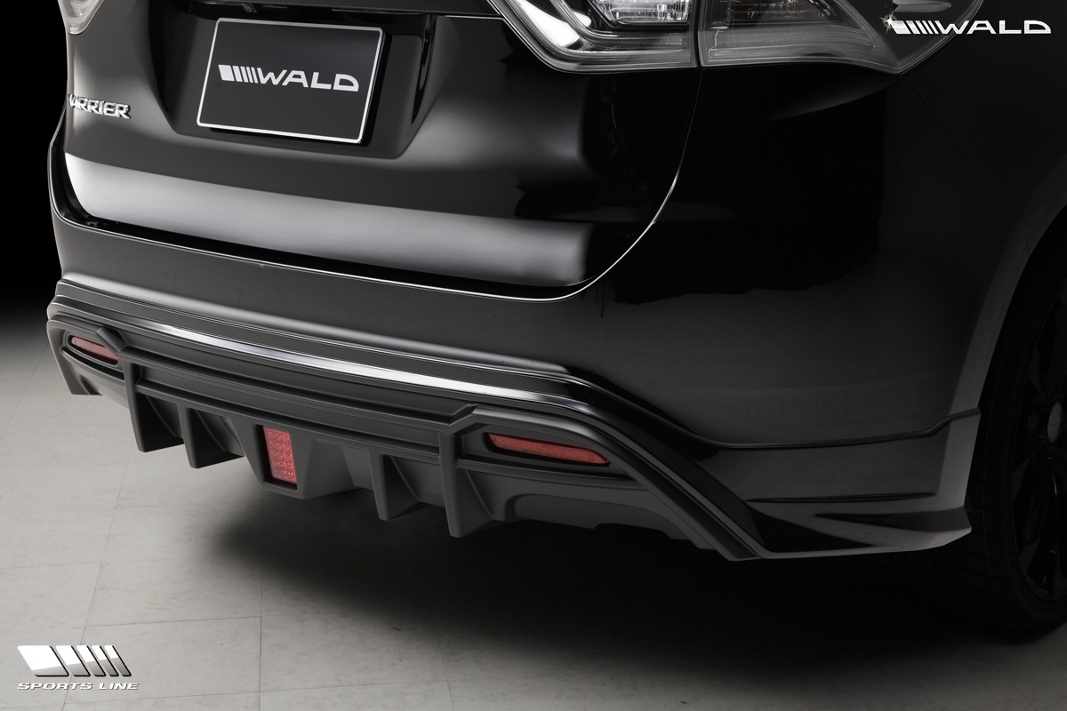 【WALD SPORTS-LINE】 トヨタ ハリアー 60系 ZSU AVU 6#W H25.12~H29.5 リアスカート ヴァルド TOYOTA HARRIER ハリヤー バルド スポイラー拍卖
