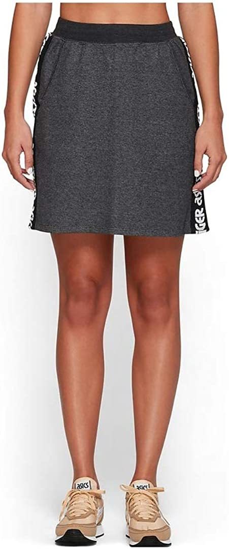 【KCM】Z-asics-208-M★展示品★【asics/アシックス】レディース スウェット ミニスカート 2192A029 ブラックヘザー M(海外サイズ)拍卖