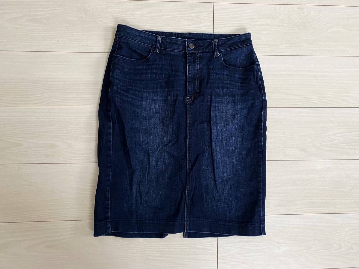★UNIQLO ユニクロ デニム タイトスカート W70★拍卖