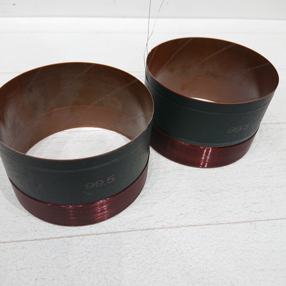 99.5ミリ ウーハー ボイスコ イル、99.5㎜ voice coil サブウーファーのスピーカー修理 8Ω 2本 ②拍卖