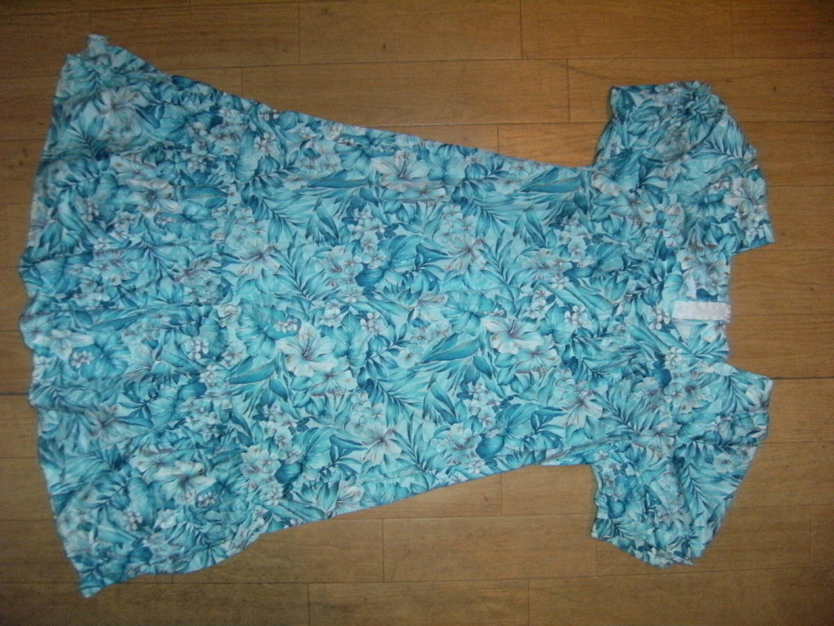 昭和レトロ★アメリカ製★90年代★ROYAL CREATIONS HAWAII 製品★ワンピース ハワイアンドレス フラダンス ムーム★ハイビスカス★南国拍卖