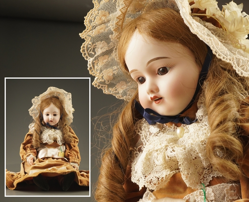【千寿】Collectors Doll コレクターズドール TRADE C MARK f94◆在銘/西洋アンティーク/100014008