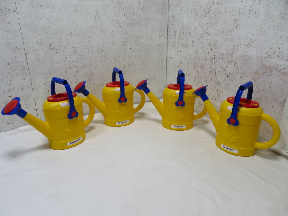 定価15,120円 【未使用・保管品】 じょうろ4点セット 砂場セット砂遊び 水遊び 外遊び フックス社 カラフル拍卖