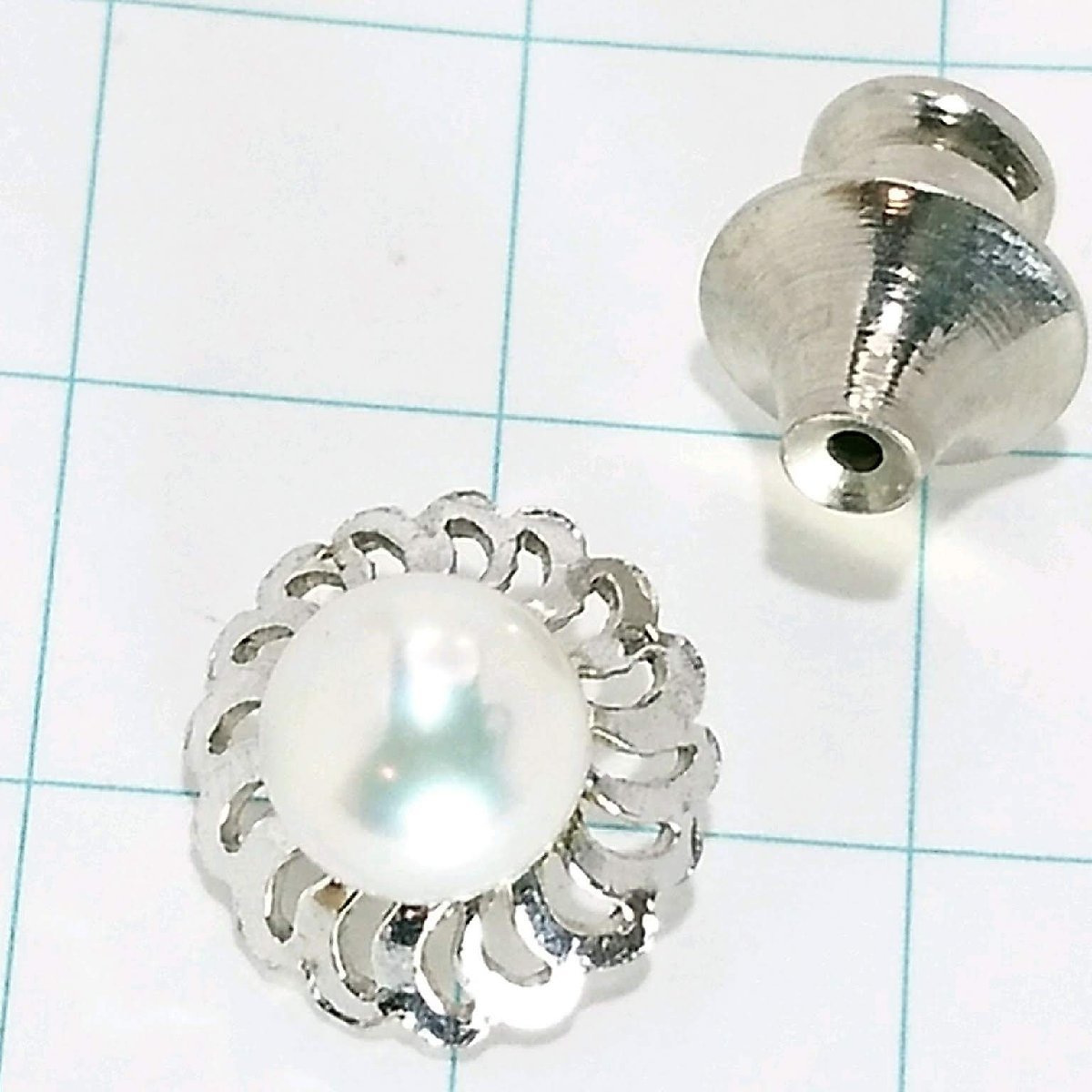 送料無料)ビンテージ☆パール ピンブローチ☆アンティークブローチ A16701拍卖