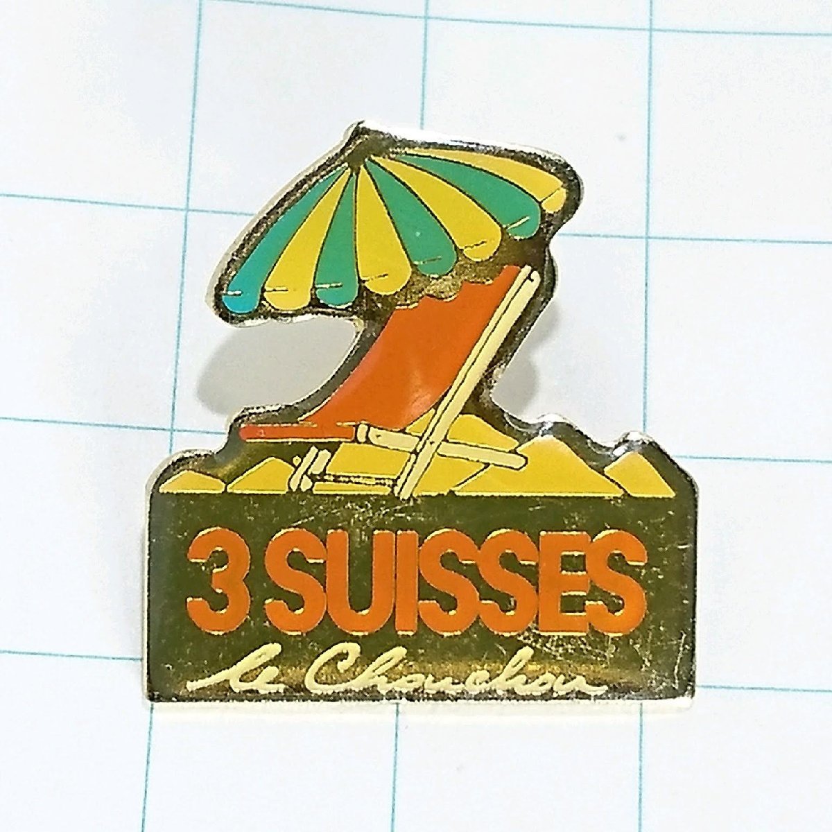 送料無料)3 SUISSES 輸入 アンティーク PINS ピンズ ピンバッジ A16768拍卖