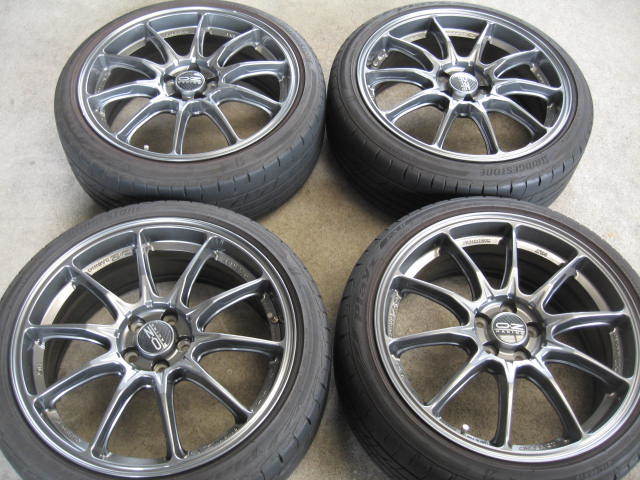 ☆美品バリ山☆ OZ HyperGT 18インチ 4本 VW ゴルフ ポロ拍卖