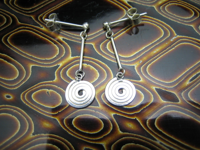 ◎即決●シルバーピアス 渦巻き グルグル NO.103拍卖