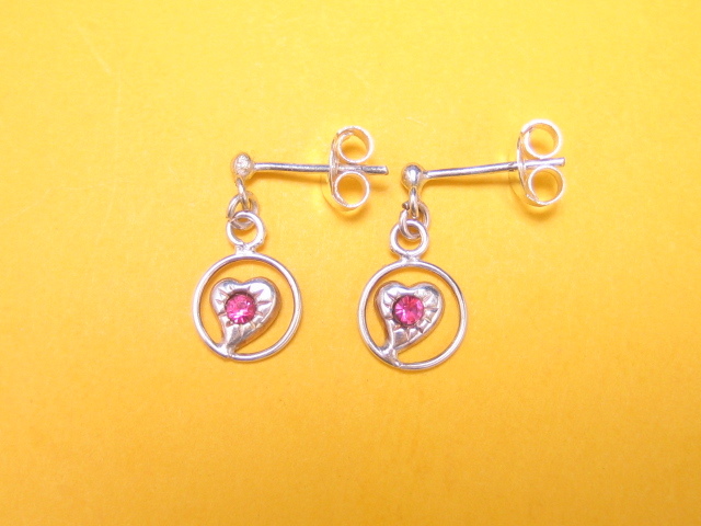 ◎即決●シルバーピアス  ハートin サークル  NO.146  拍卖