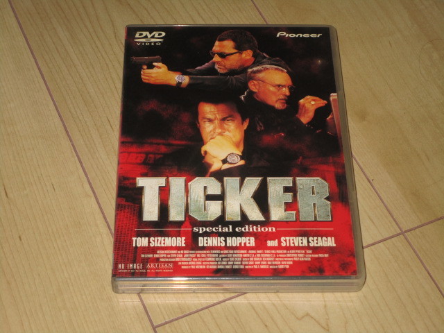 DVD【TICKER 沈黙のテロリスト】アルバート・ピュン/トム・サイズモア スティーヴン・セガール デニス・ホッパー拍卖
