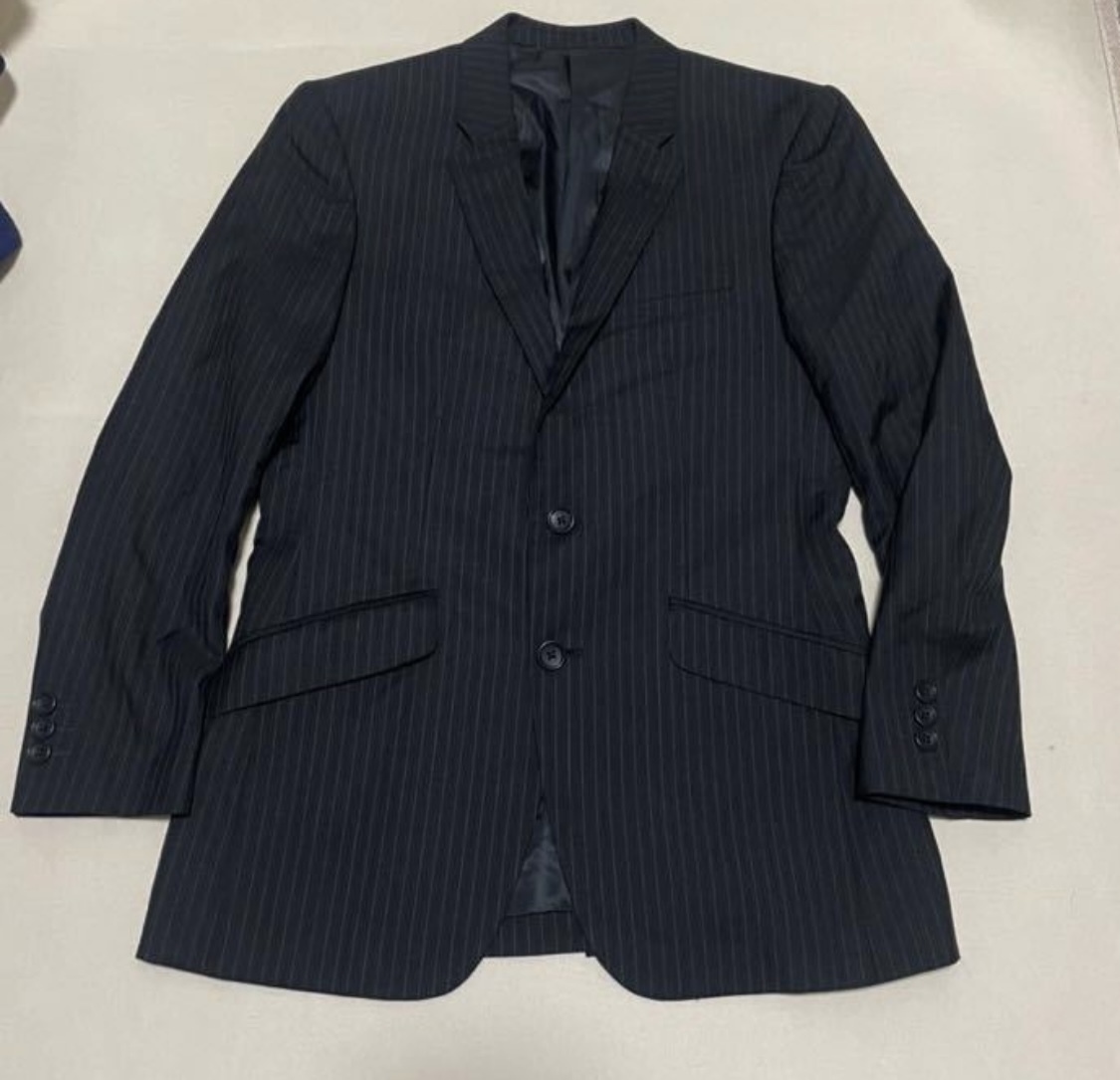 THE SHOP TK テーラードジャケット タケオキクチ ブラック ストライプ TAKEO KIKUCHI サイズ1拍卖