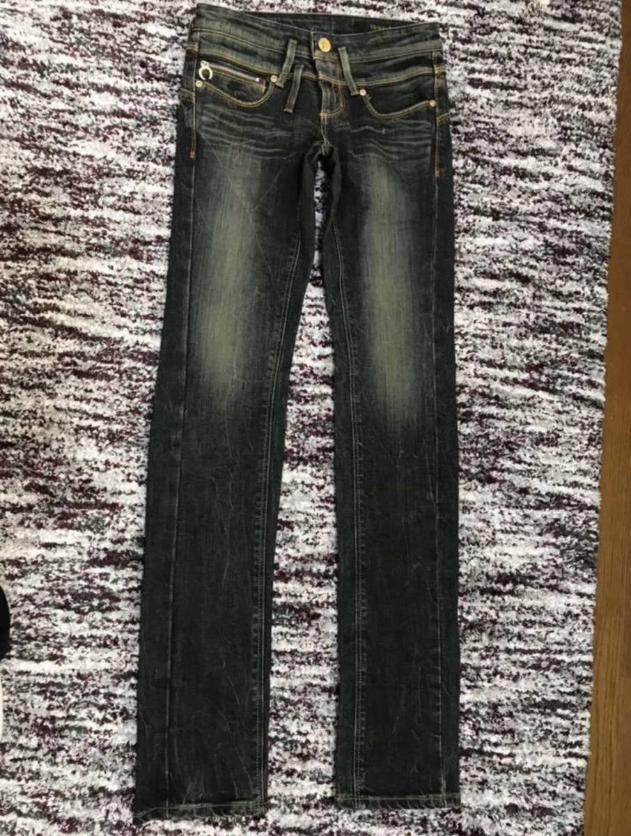 美品!サムシングヴィーナスジーン V97566 ストレッチスキニーデニム ジーンズ W26拍卖