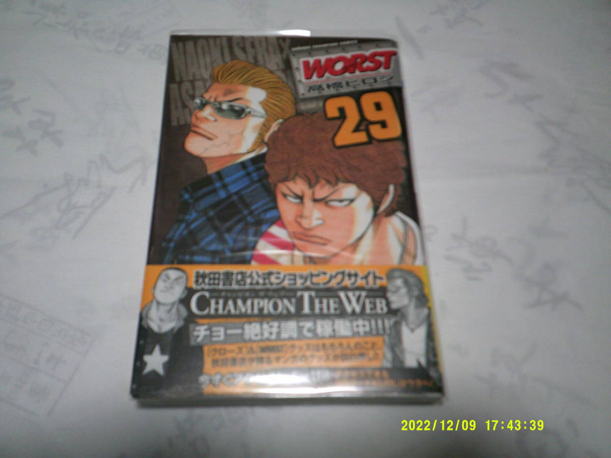 WORST(ワースト)第29巻 作:高橋ヒロシ 発行:秋田書店 平成24年5月20日 拍卖