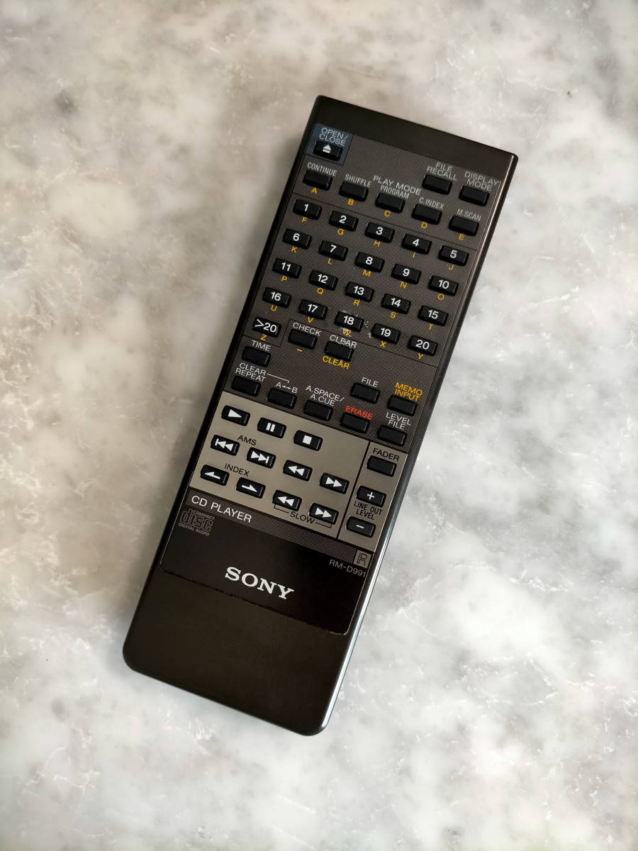 SONY(ソニー) CDプレーヤー用リモコン(remote) 対応機種:CDP-333ESD拍卖