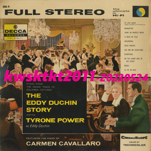 SDL-4★カーメン・キャバレロとモーリス・ストロフ指揮オーケストラ 愛情物語(オリジナル・サウンドトラック)拍卖