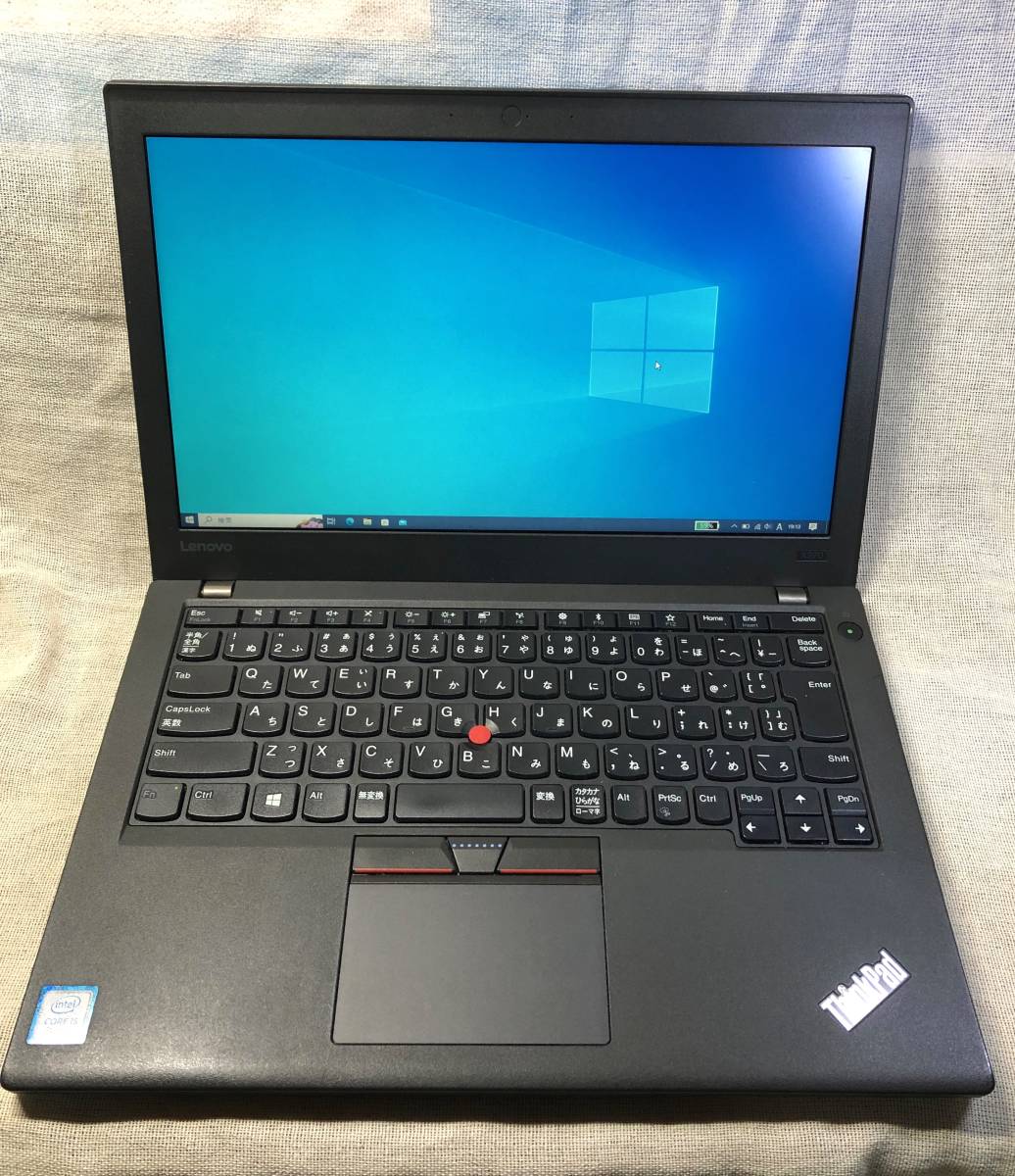 ThinkPad X270 /i5-7200u/Win10pro/SSD128GB/4GB/ Win11テスト運用 AC付属 Lenovo ジャンク拍卖