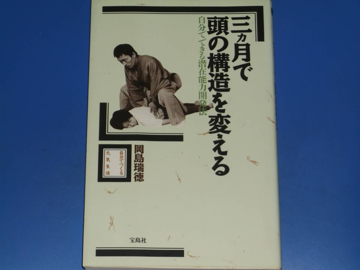三カ月で頭の構造を変える 自分でできる潜在能力開発法★自分でつくる 元気生活★岡島 瑞徳★株式会社 宝島社★絶版★拍卖
